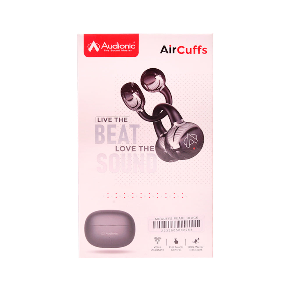 AUDIONIC EARBUDS AIRCUFFS PEARL BLACK