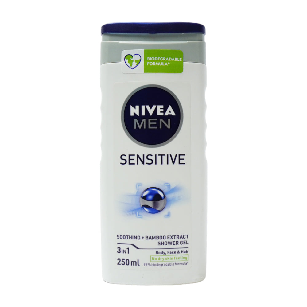 NIVEA MEN SHOWER GEL SENSITIVE 3IN1 250 ML