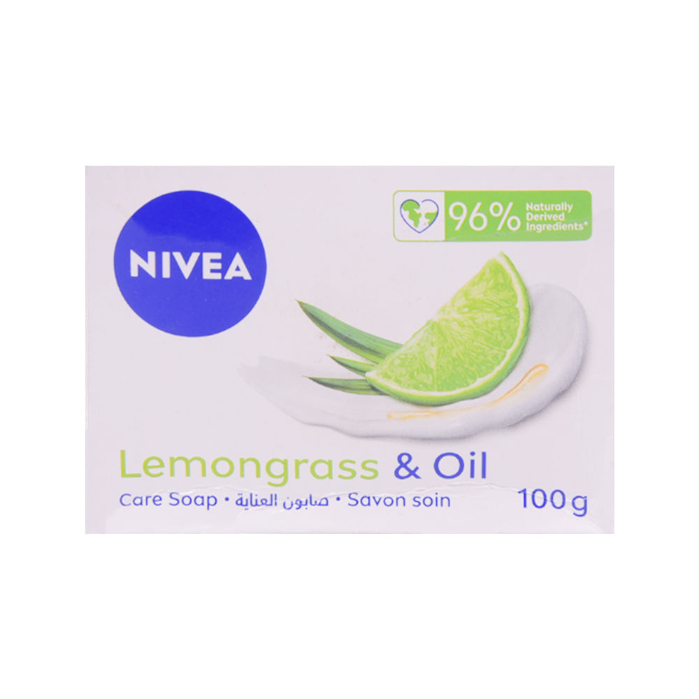 NIVEA SOAP LEMON GRASS AND OIL 100 GM