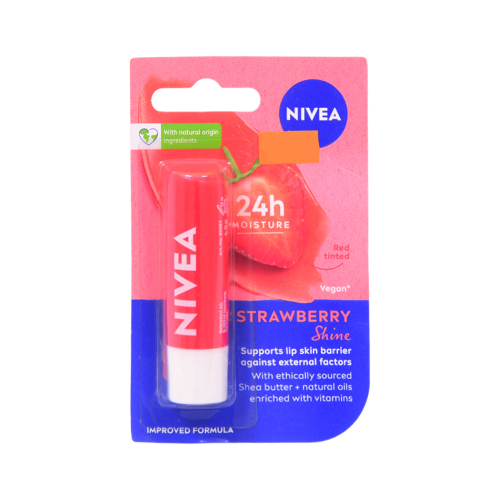 NIVEA LIP CARE STRABERRY 4.8G