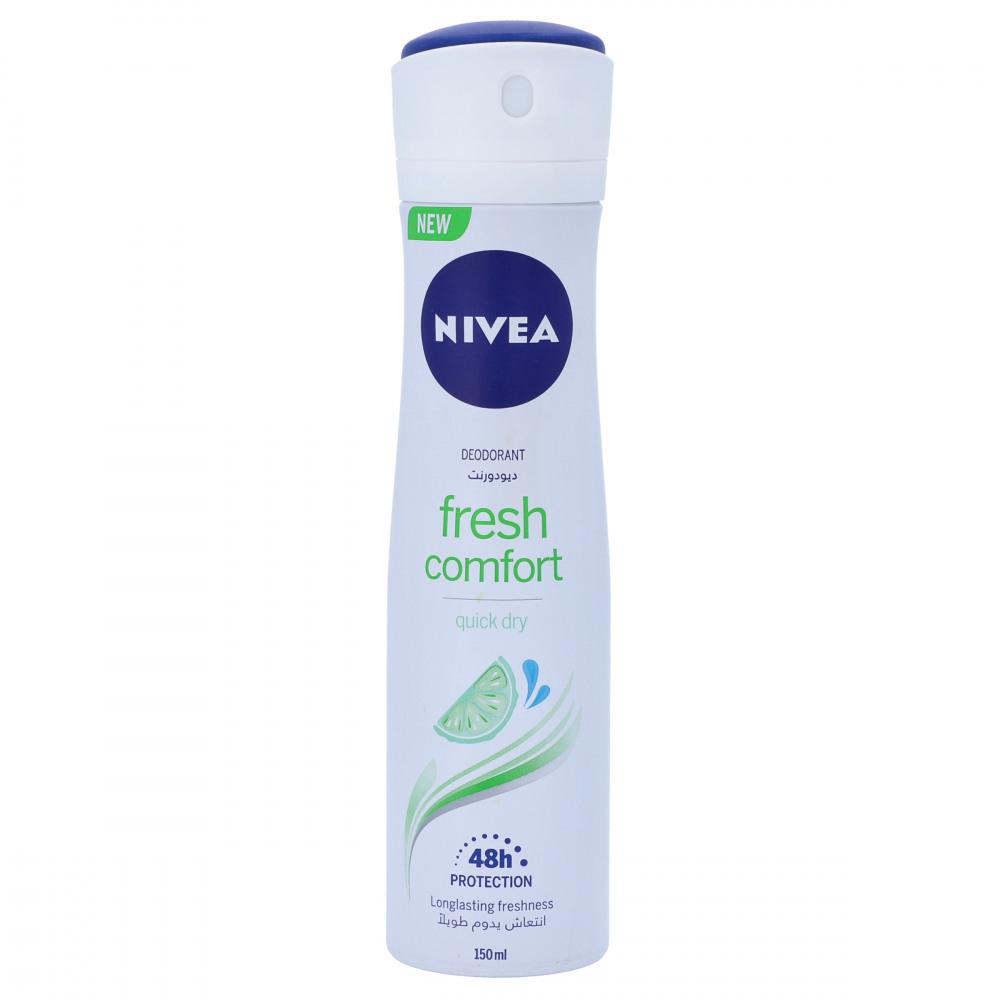 NIVEA DEODORANT FRESH COMFORT WOMEN 150ML