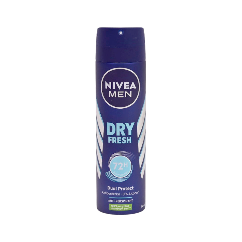 NIVEA MEN DRY FRESH DUAL PROTECT BODY SPRAY 150 ML