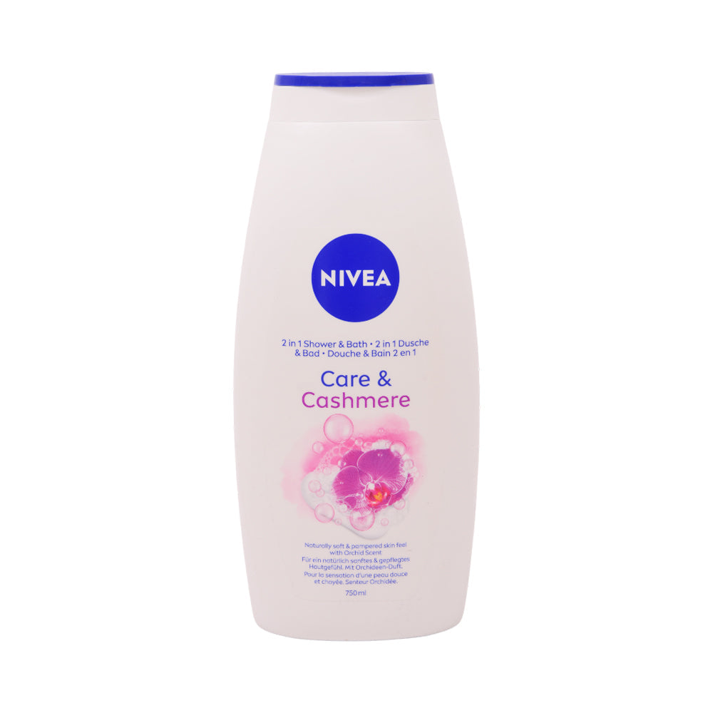 NIVEA SHOWER & BATH GEL CARE & CASHMERE 750 ML
