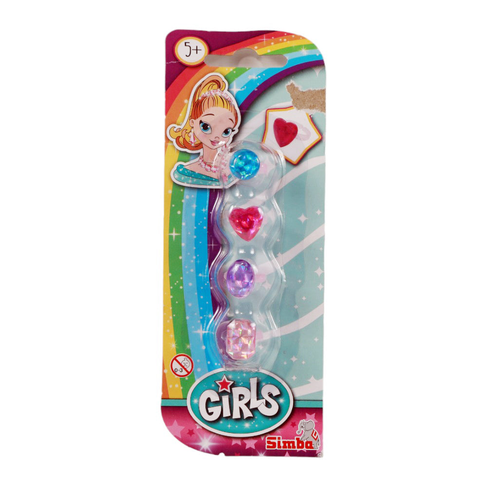 5560071 SIMBA GIRLS 4PC RING SET D