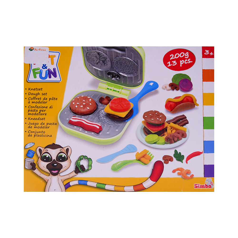 106324529 SIMBA ART & FUN PLAY DOUGH 13PC 200G