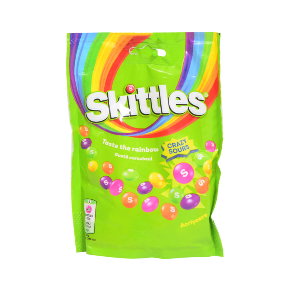SKITTLES CANDY CRAZY SOURS 152 GM