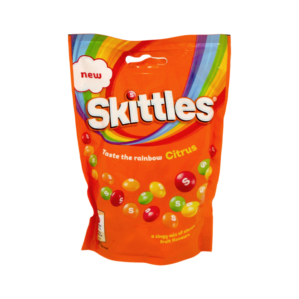 SKITTLES CANDY CITRUS MIX FRUIT POUCH 136 GM