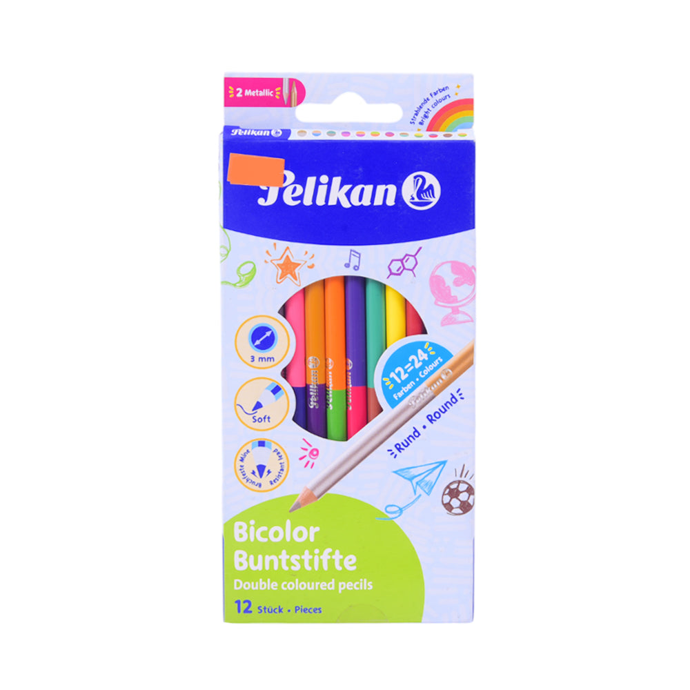 700146 PELIKAN COLORED PENCIL BICOLOR 1224