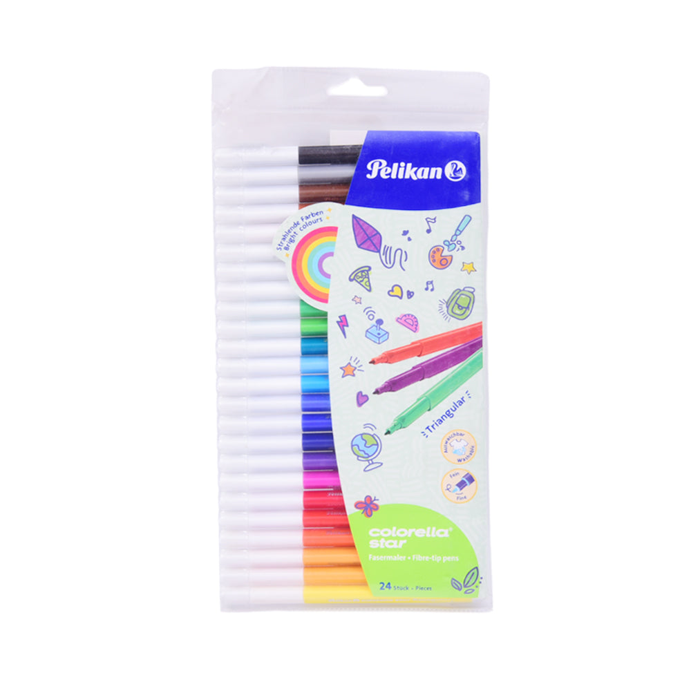 C303/24 Pelikan Colorella Star Marker 24PC set A.m