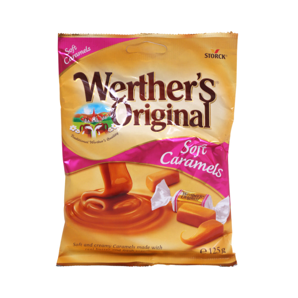 WERTHERS ORIGINAL CANDY SOFT CARAMELS 125G