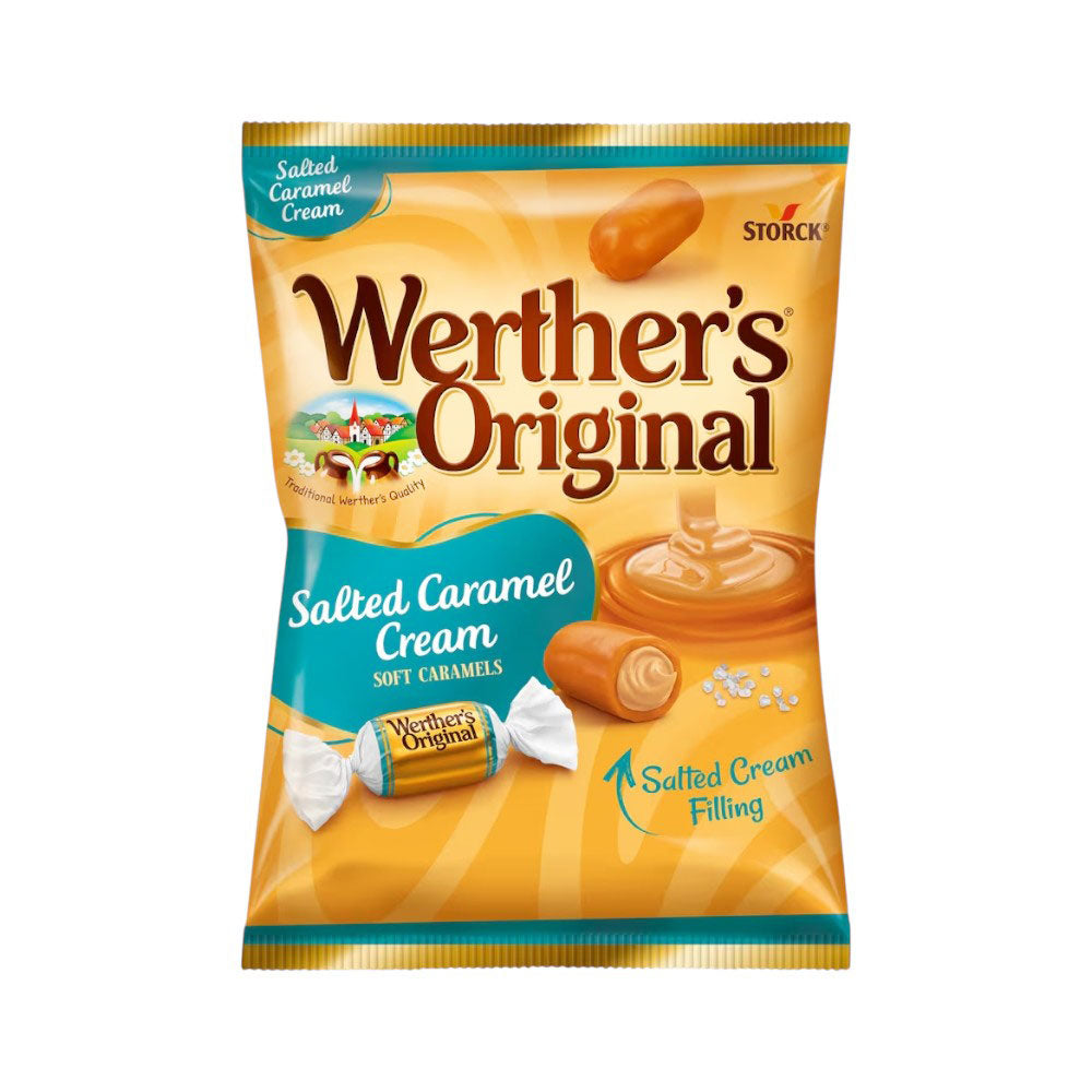 WERTHERS ORIGINAL CANDY SALTED CARAMEL CREAM 125 GM BASIC