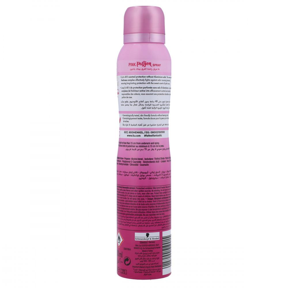 FA PINK PASSION ANTI STAINS DEODORANT 200ML