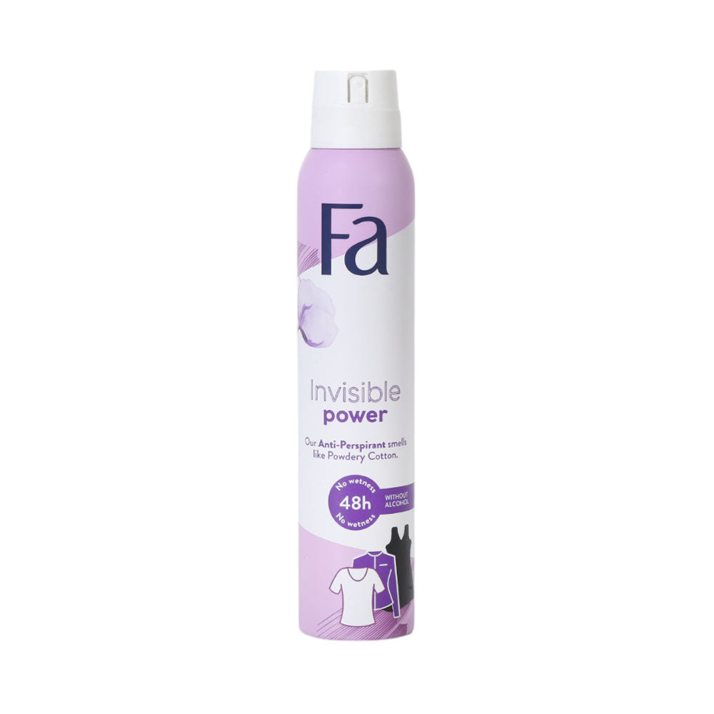 FA DEODORANT INVISIBLE POWER 200 ML
