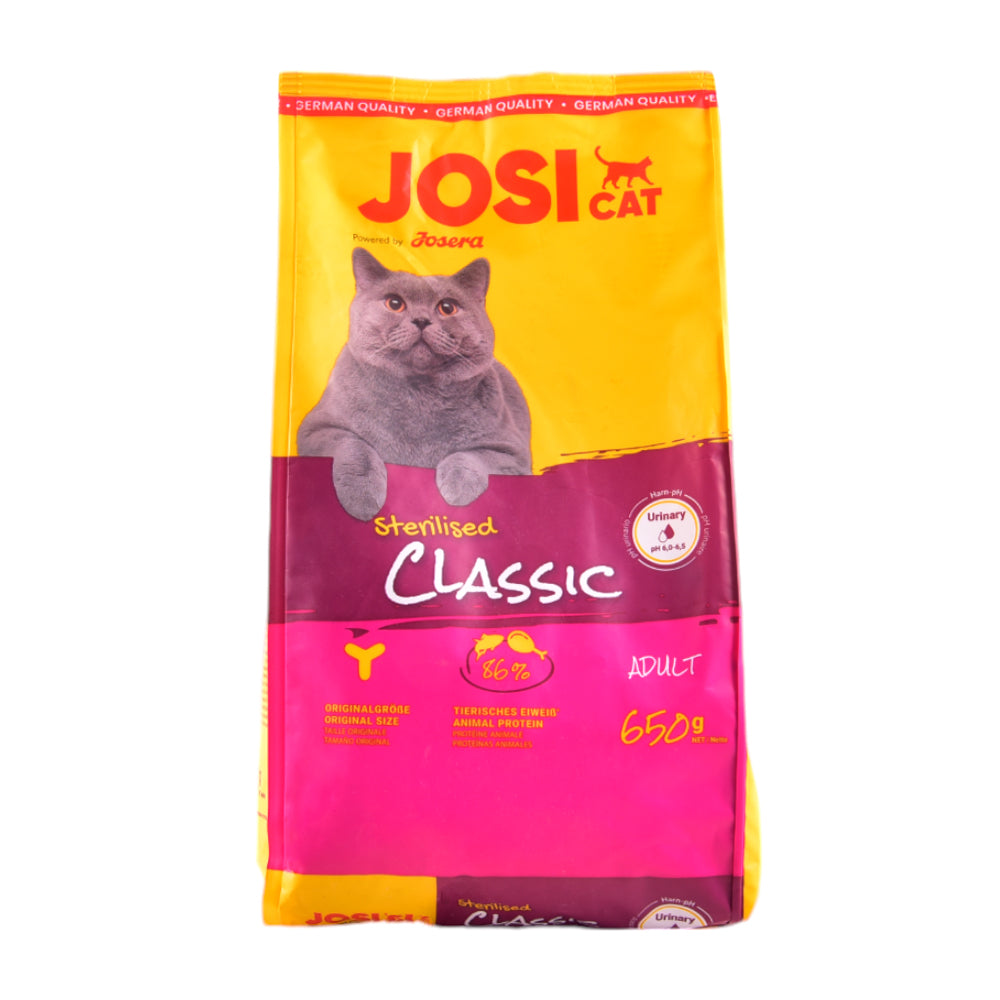 JOSICAT ADULT CAT STERILISED CLASSIC BAG 650 GM