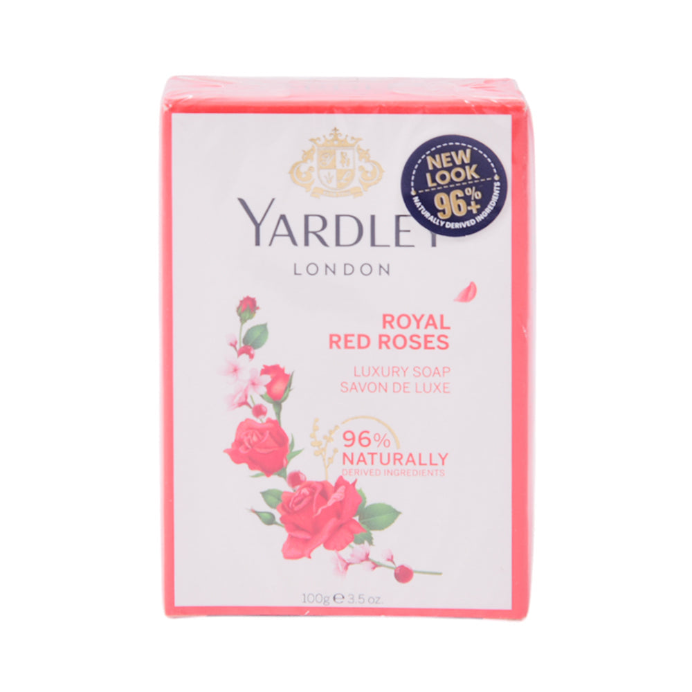 YARDLEY SOAP ROYAL RED ROSES 100 GM
