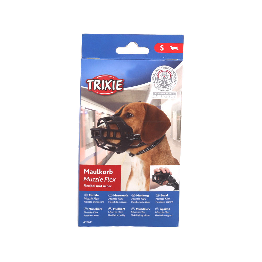 TRIXIE FLEX MUZZLE SILICONE S BLACK 17611