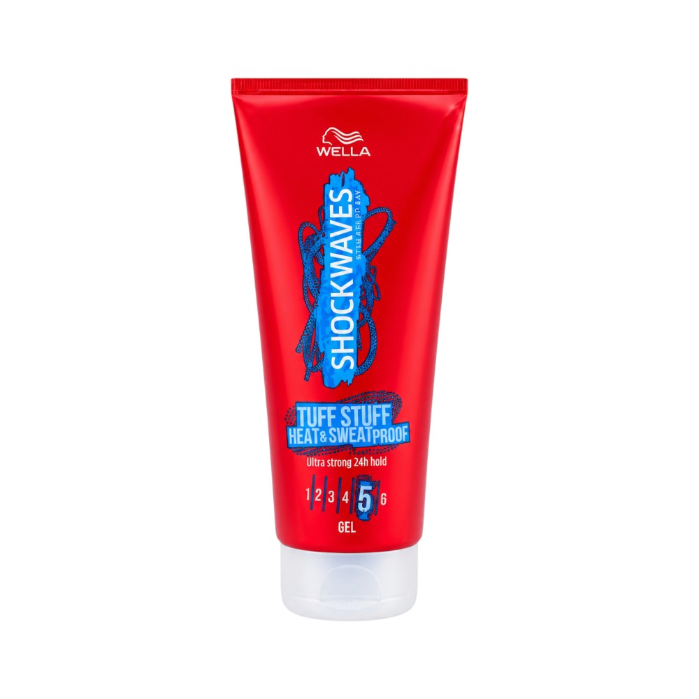 WELLA SHOCKWAVES HEAT & SWEAT PROOF GEL 200 ML