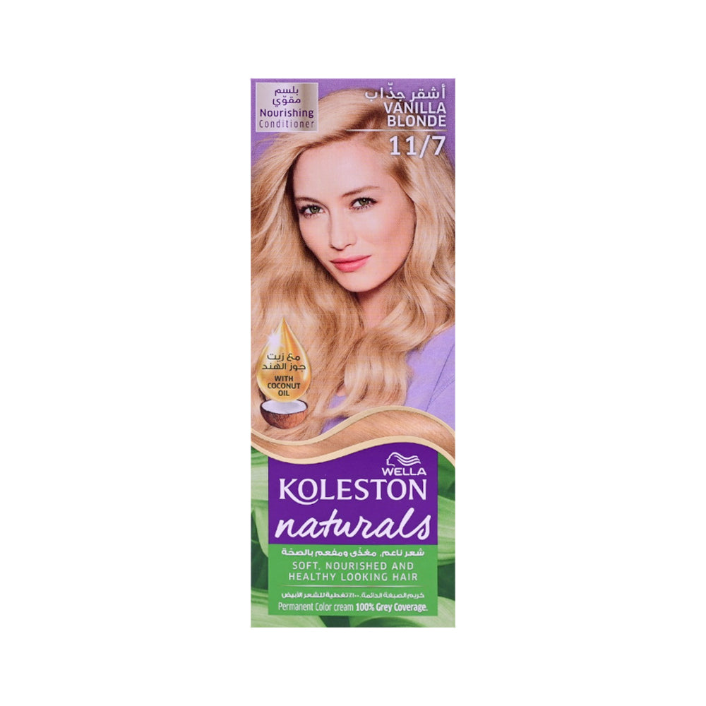 WELLA HAIR COLOR KOLESTON NATURALS 11/7 VANILLA BLONDE  110