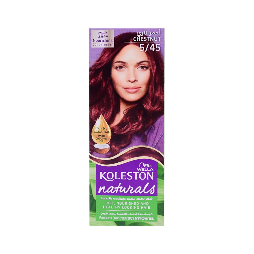 WELLA HAIR COLOR KOLESTON NATURALS 5/45 CHESTNUT  110 ML