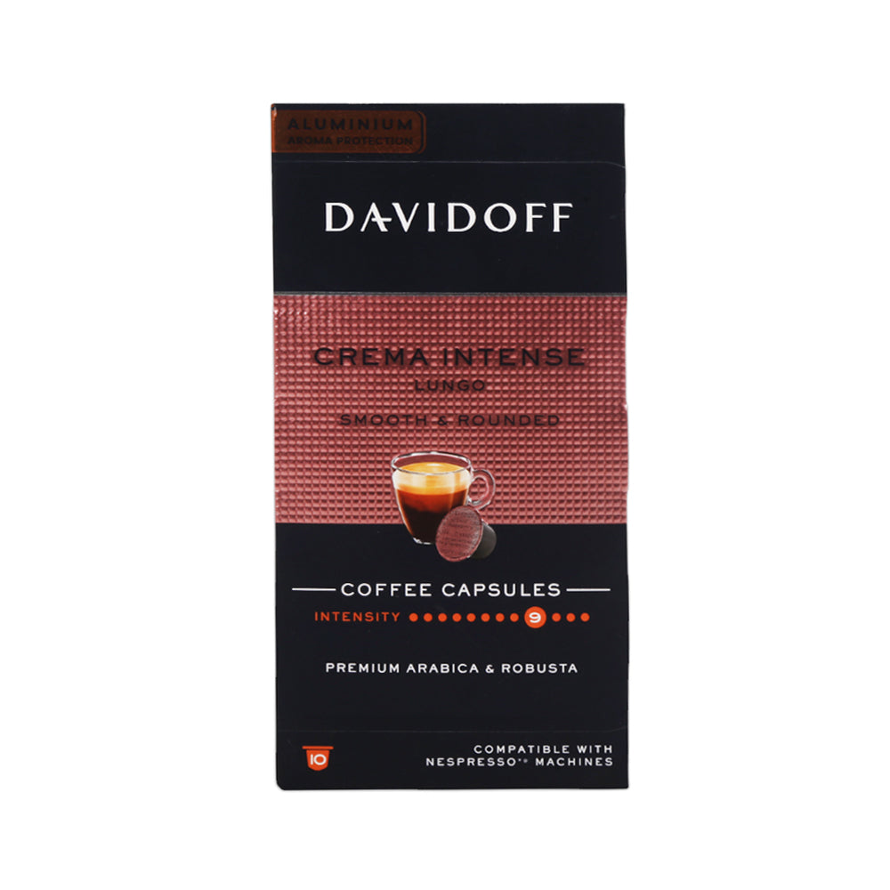 DAVIDOFFCREMA INTENSE LUNGO SMOOTH & ROUNDED COFEE CAPSULES