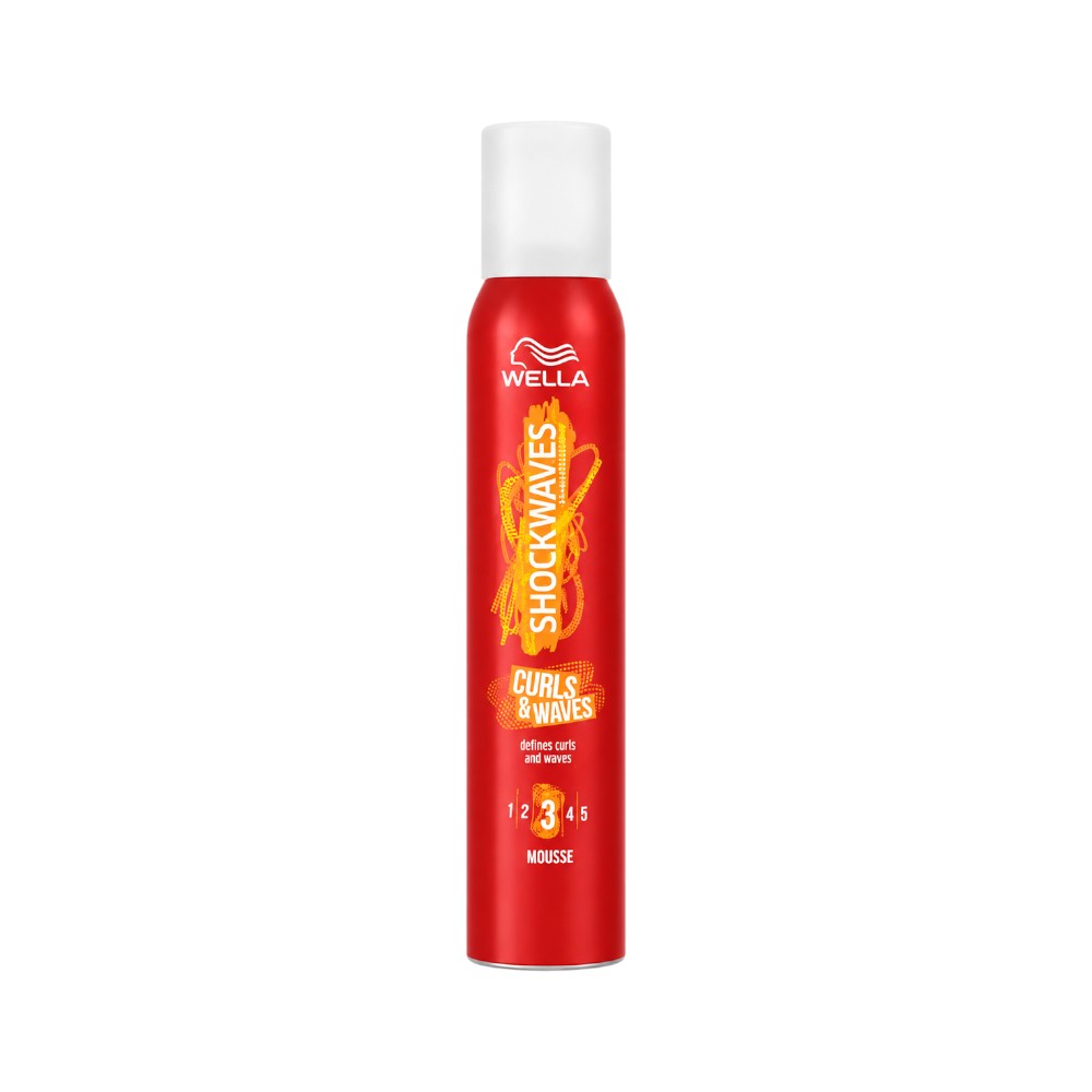 WELLA SHOCKWAVES CURLS & WAVES MOUSSE 200ML
