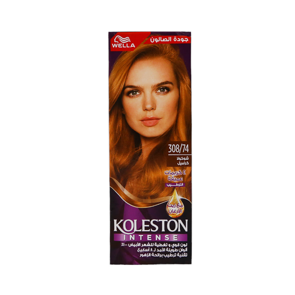 KOLESTON SEMI KITS 308 74 CRAMEL CHOCOLATE