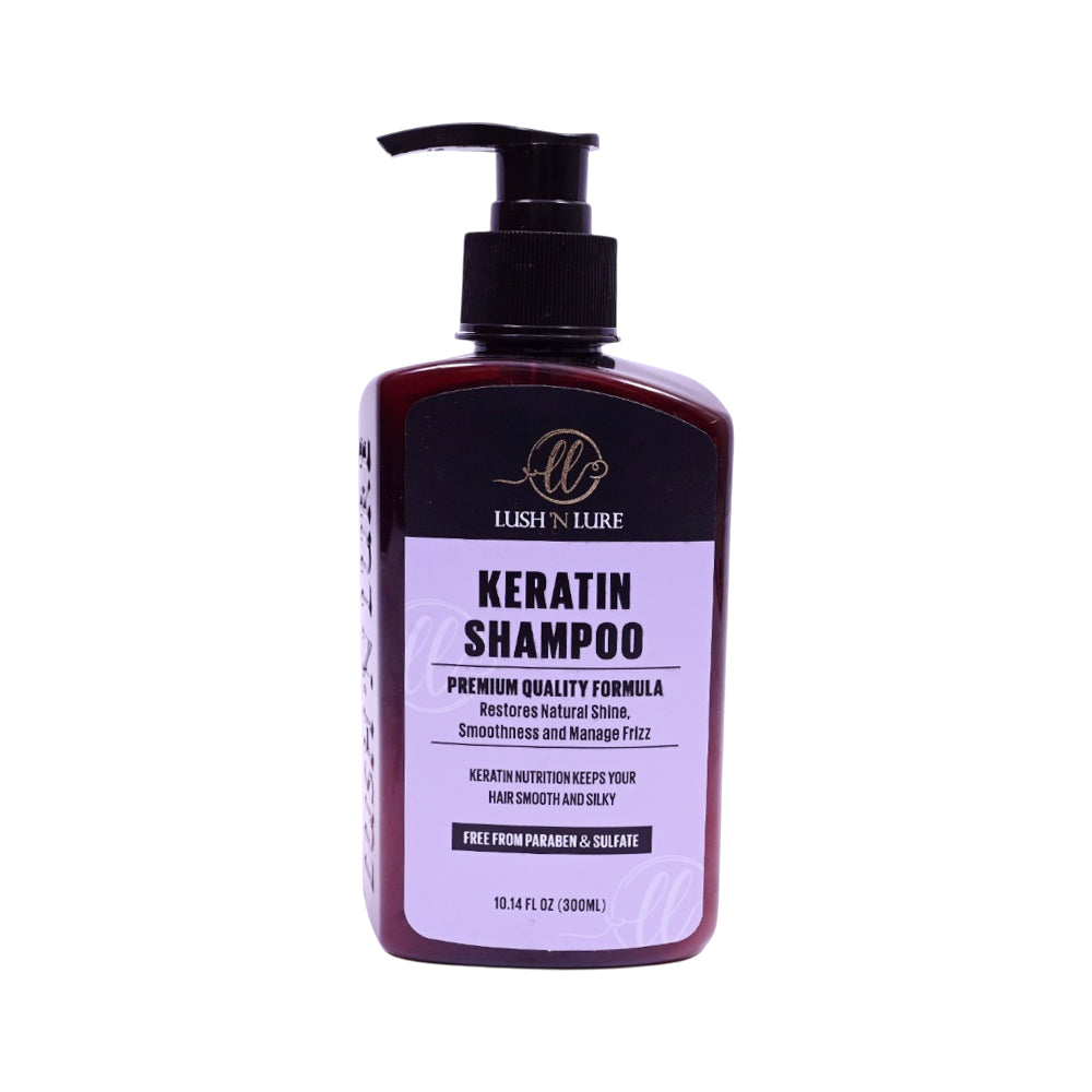 LUSH N LURE KERATIN SHAMPOO 300ML