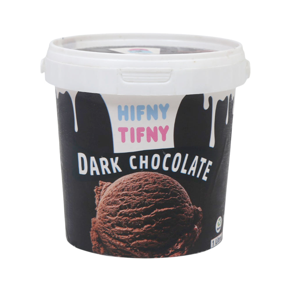 HIFNY TIFNY DARK CHOCOLATE ICE CREAM 1LTR