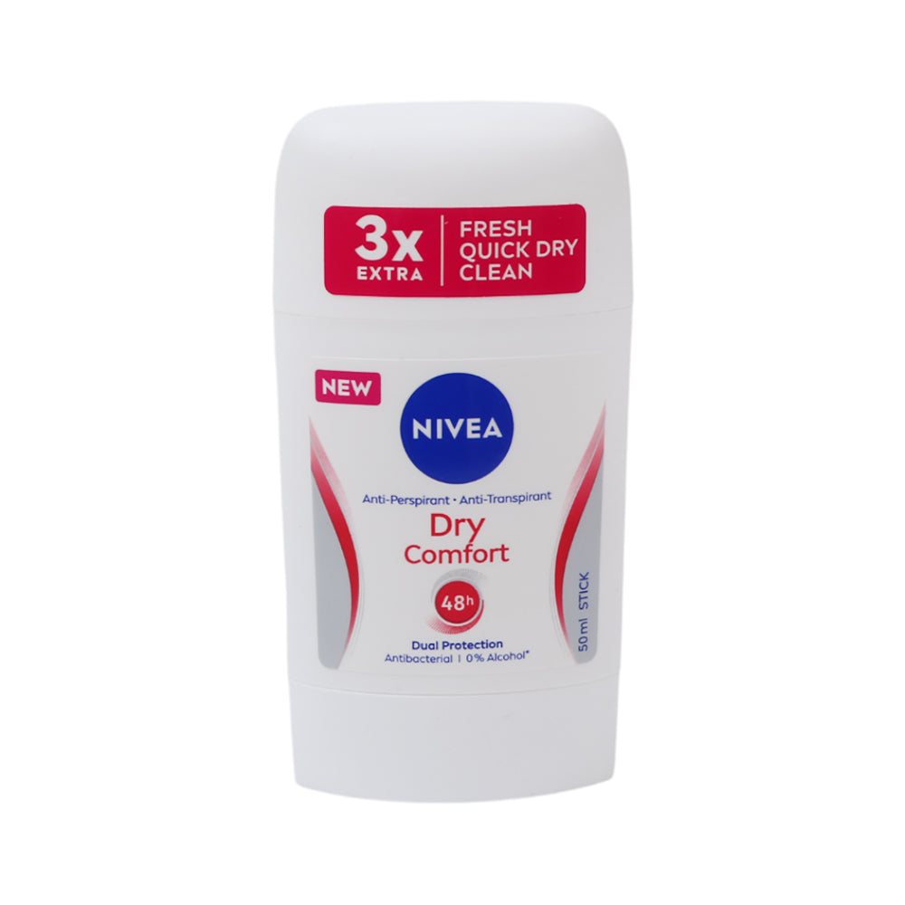 NIVEA DEO STICK DRY COMFORT DUAL PROTECTION 50 ML