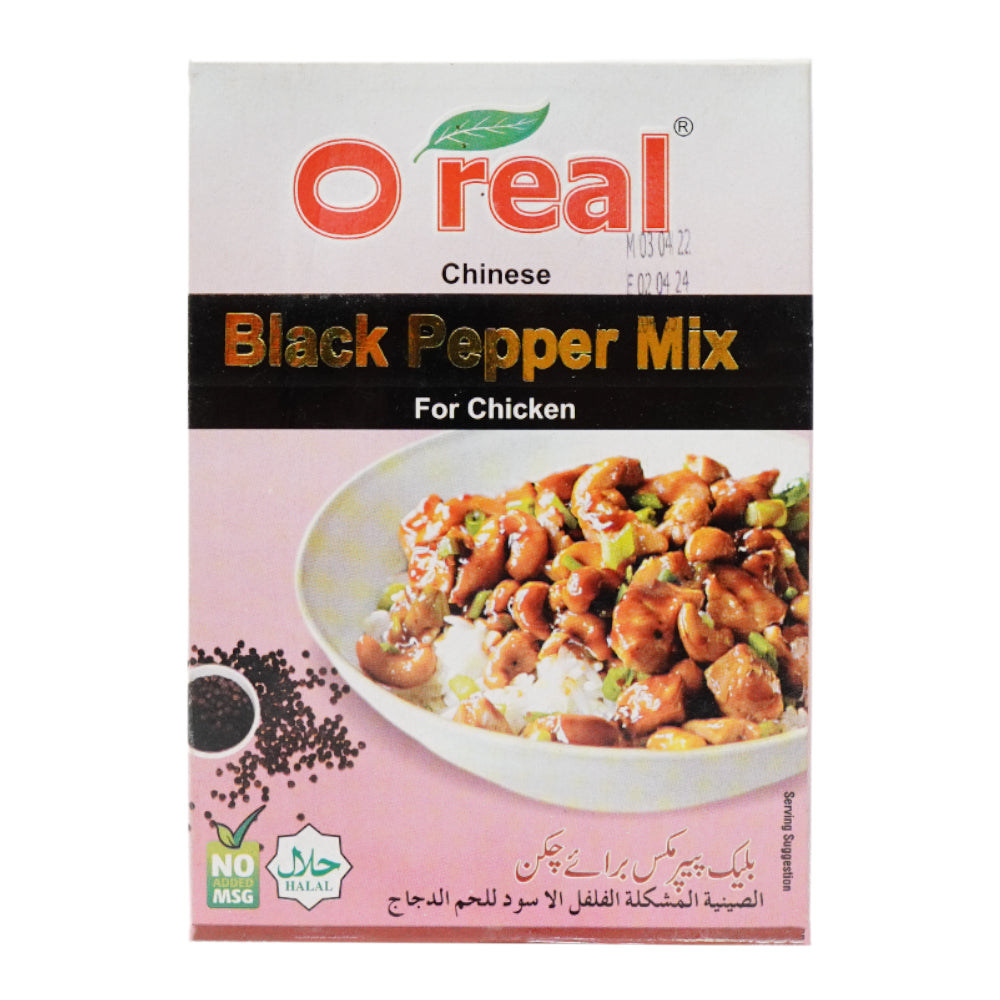 OREAL CHINESE BLACK PEPPER MIX FOR CHICKEN 80 GM