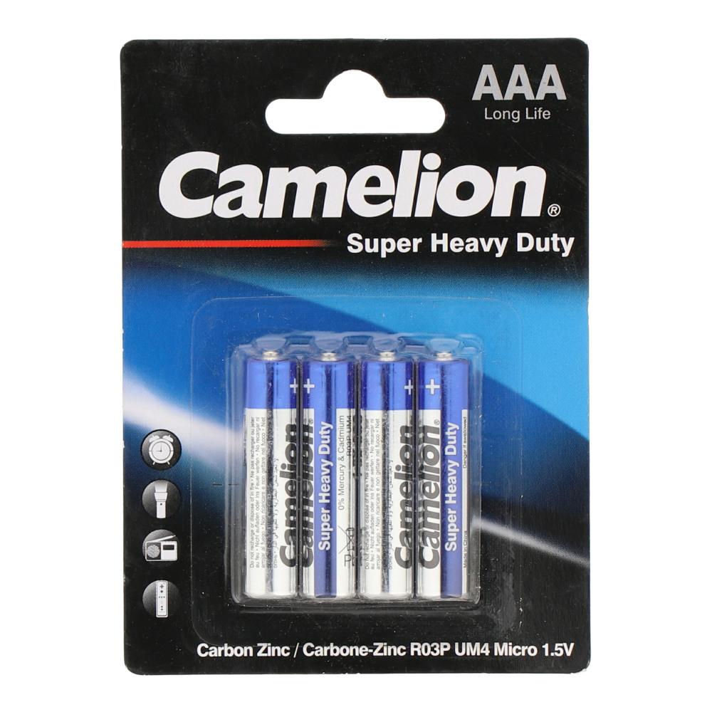 CAMELION SUPER HEAVY DUTY CELL 1.5 V AAA4 PC