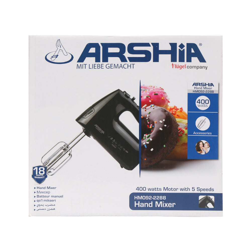 ARSHIA HAND MIXER HM092/2288BS