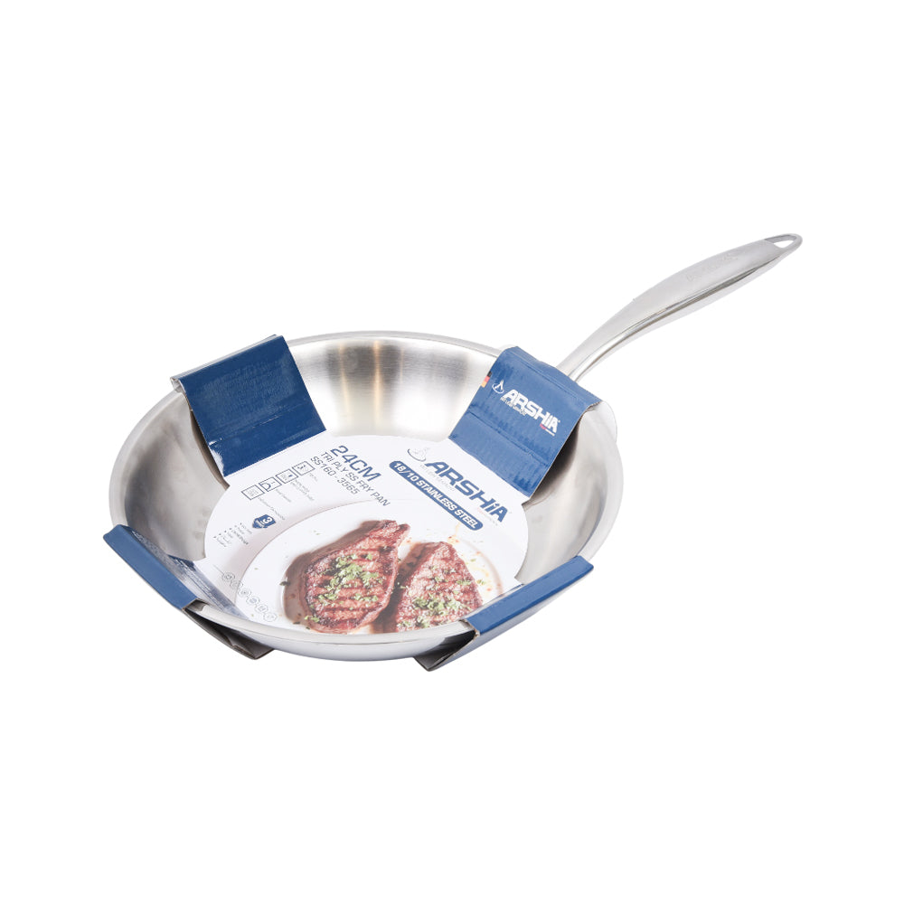 FRY PAN ARSHIA STEEL 24 CM SS160/3565