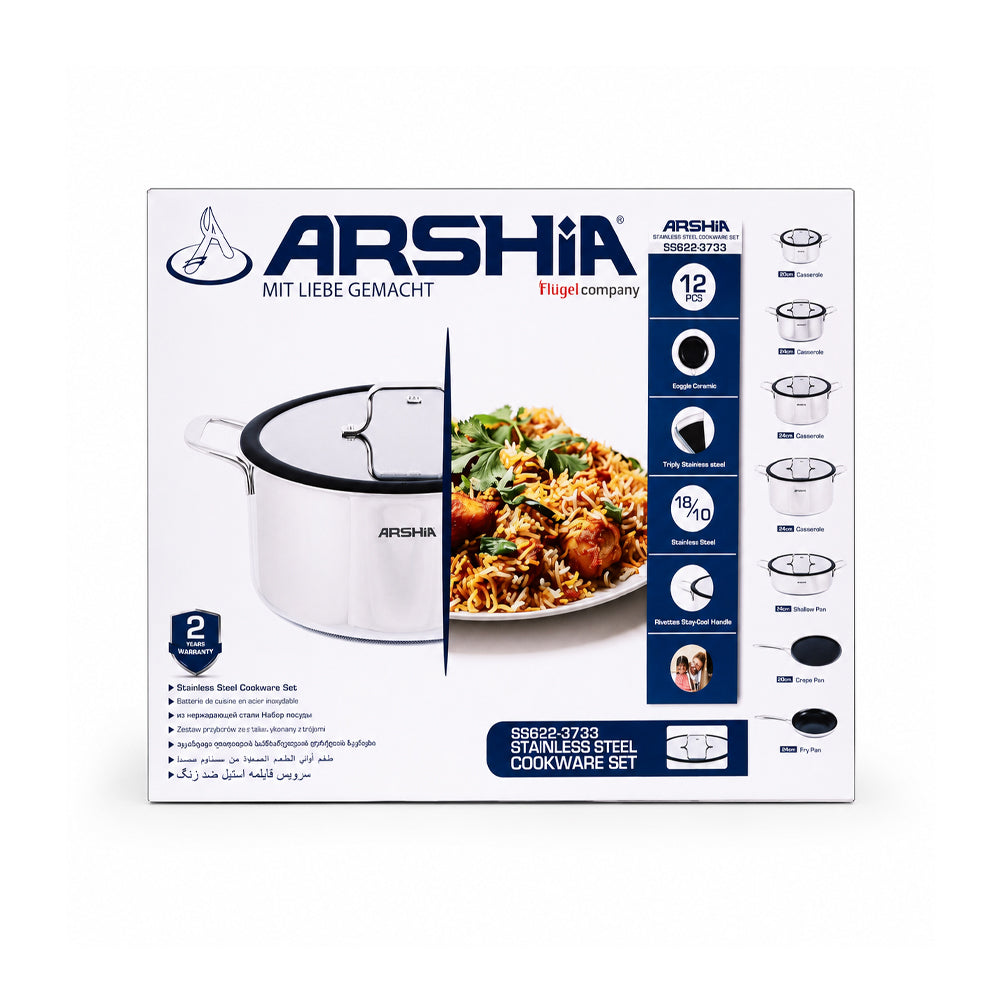 DAGCHI SET 12PC ARSHIA SS622/3733