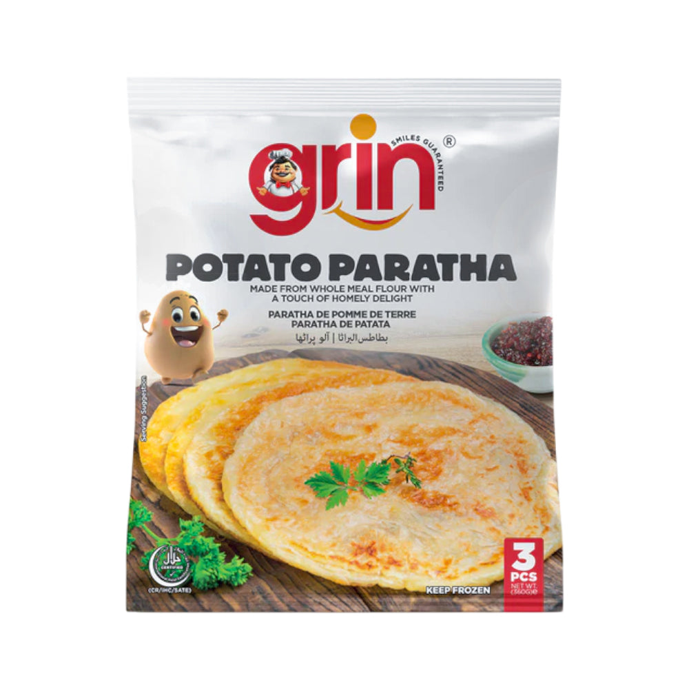 GRIN POTATO PARATHA 3 PCS 360GM