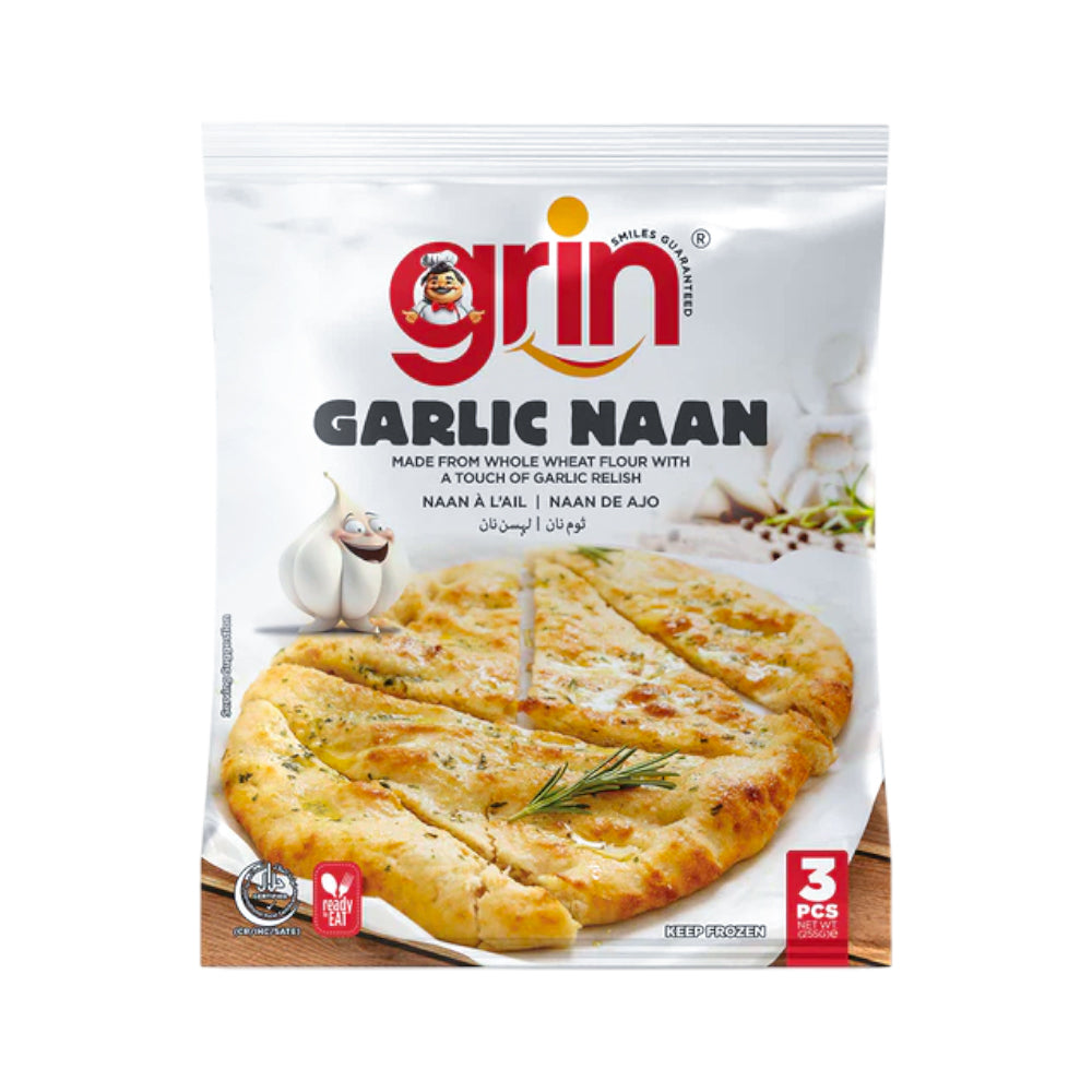 GRIN GARLIC NAAN 3 PCS 255GM