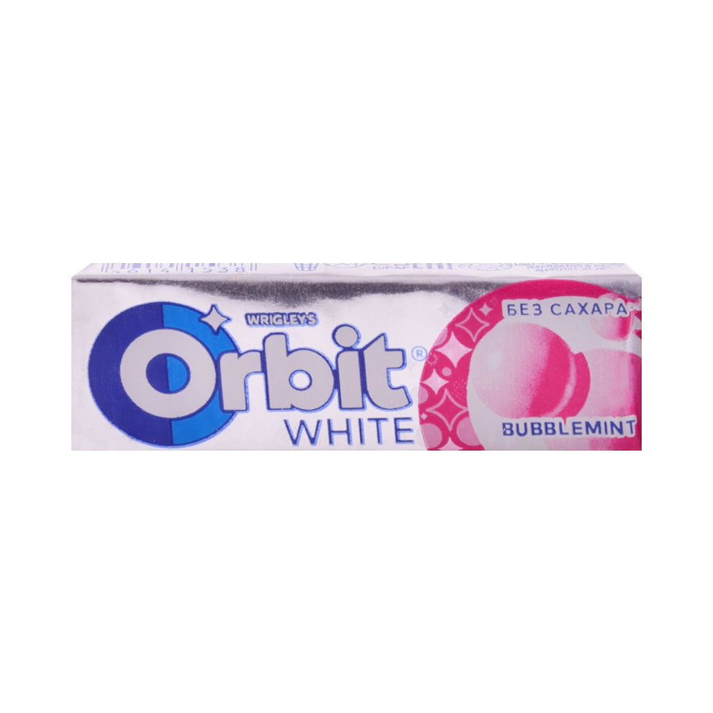 WRIGLEYS ORBIT GUM BUBBLE MINT FRESH 13 GM