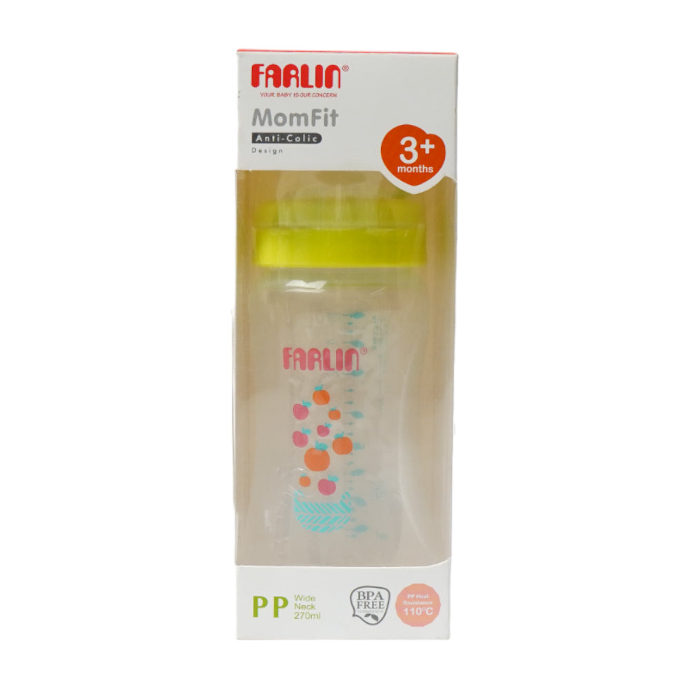 FARLIN BABY FEEDING BOTTLE MOMFIT 3M+270 ML AB-42011-B