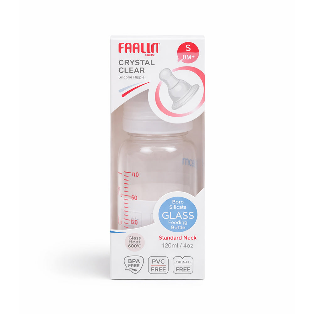 FARLIN GLASS FEEDING BOTTLE TOP808G 120 CC