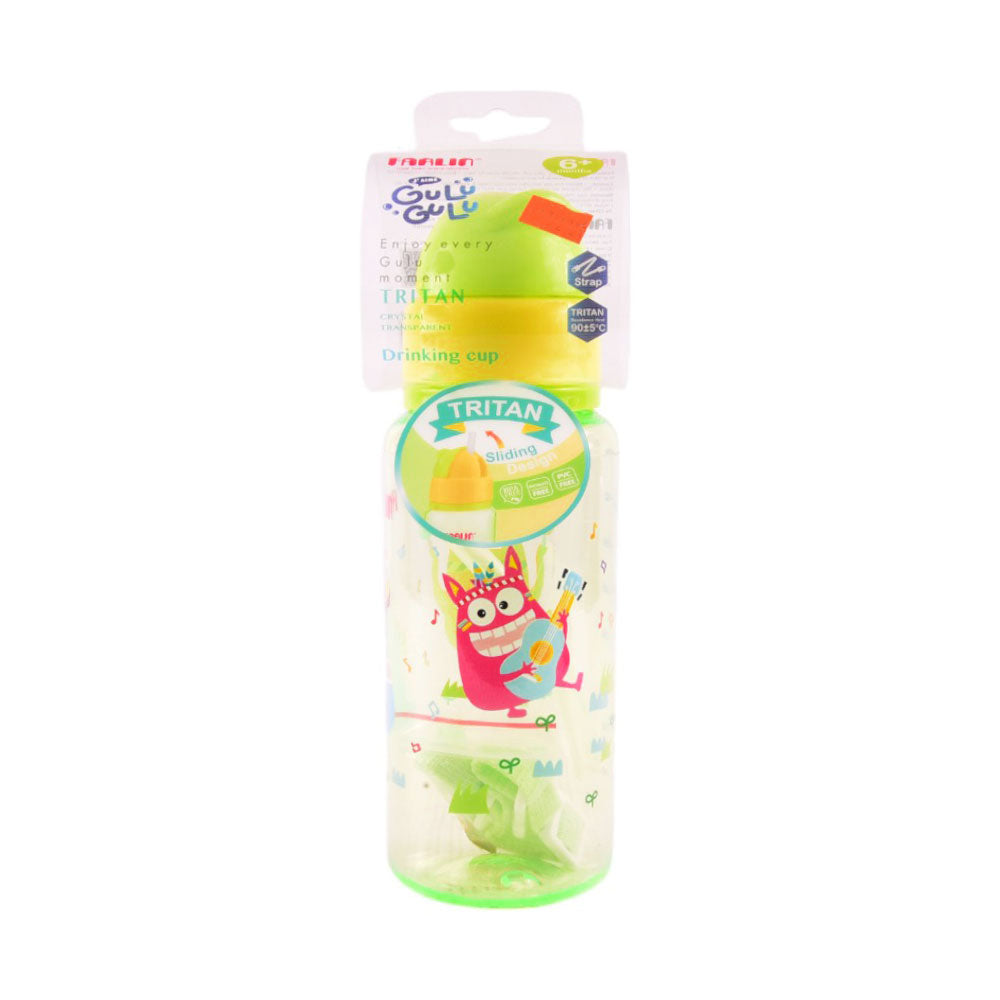FARLIN STRAW DRINKING CUP GREEN 450ML AG-20003