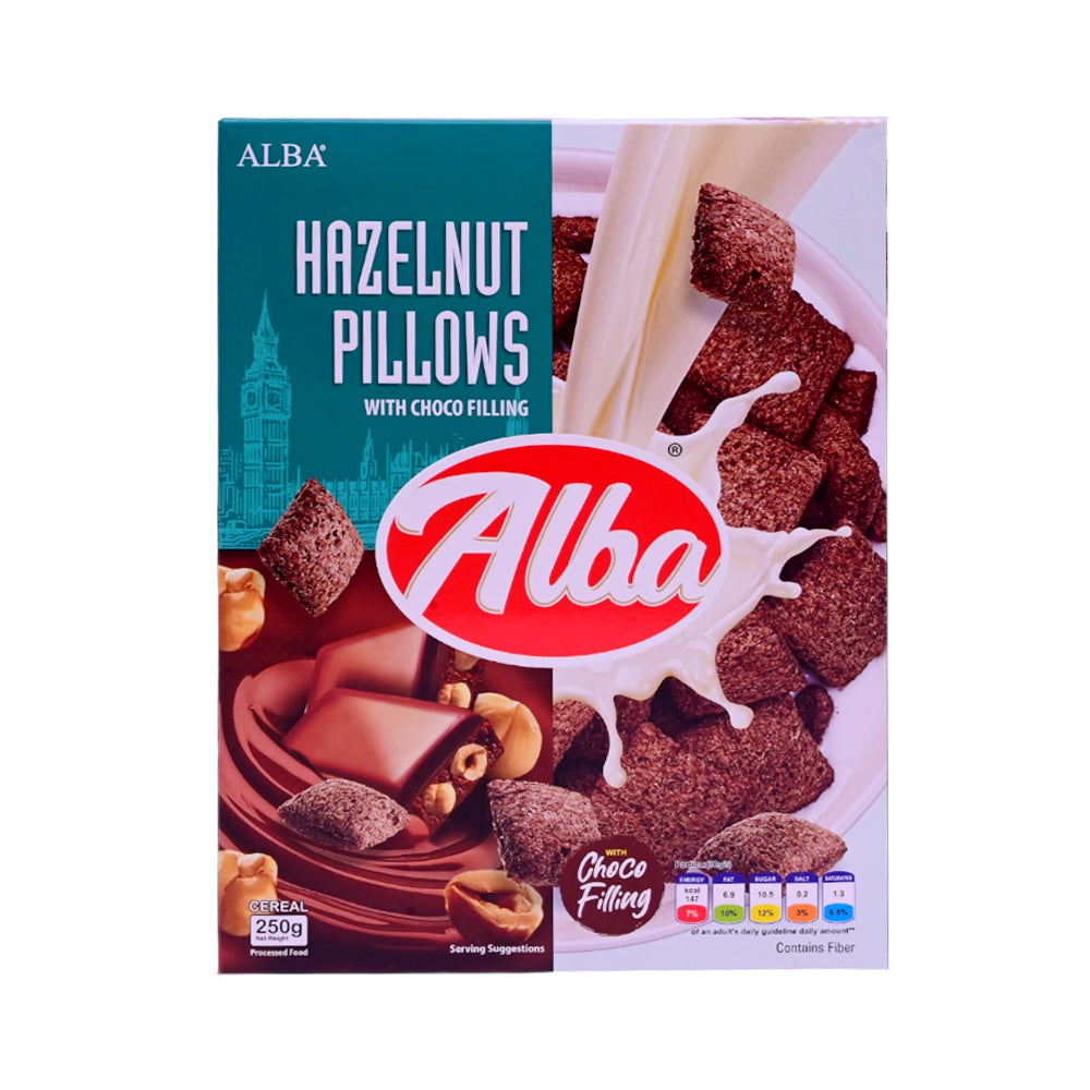 ALBA HAZELNUT PILLOWS 250G BOX