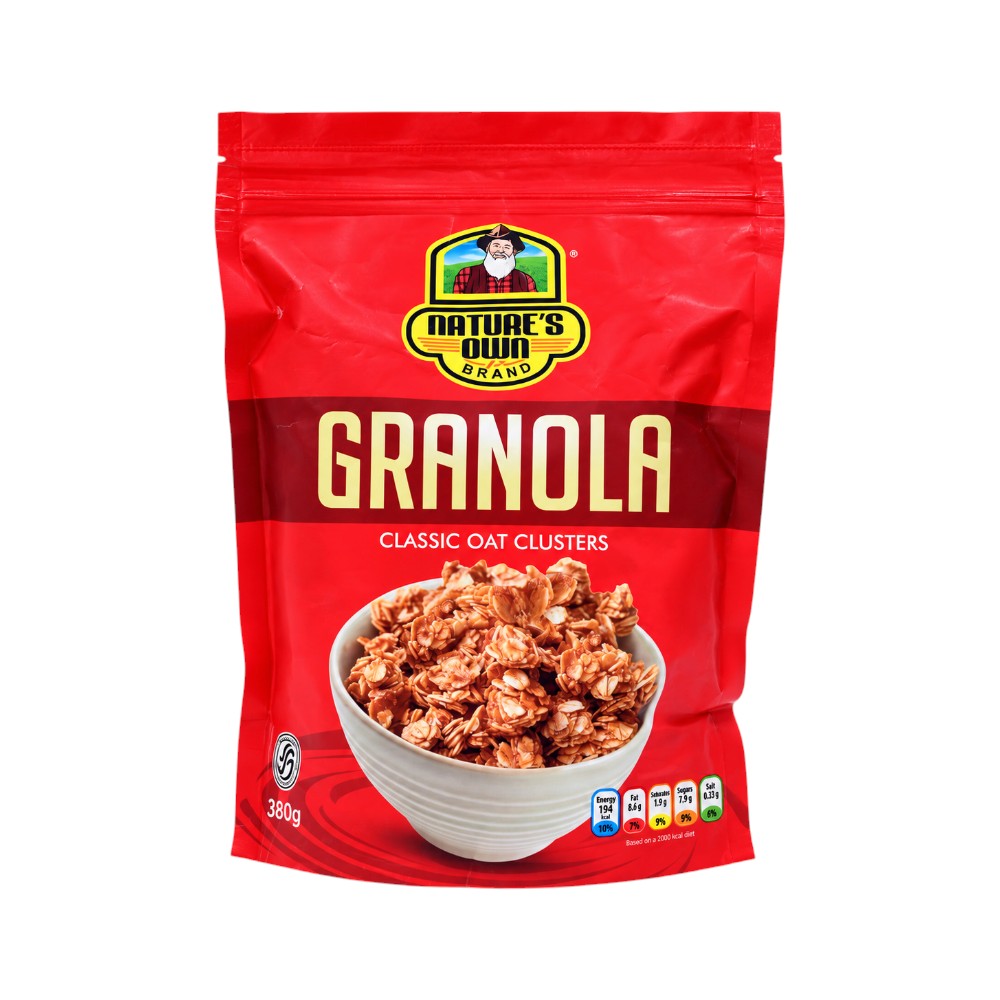 NATURES OWN GRANOLA CLASSIC OAT CLUSTERS 380 GM
