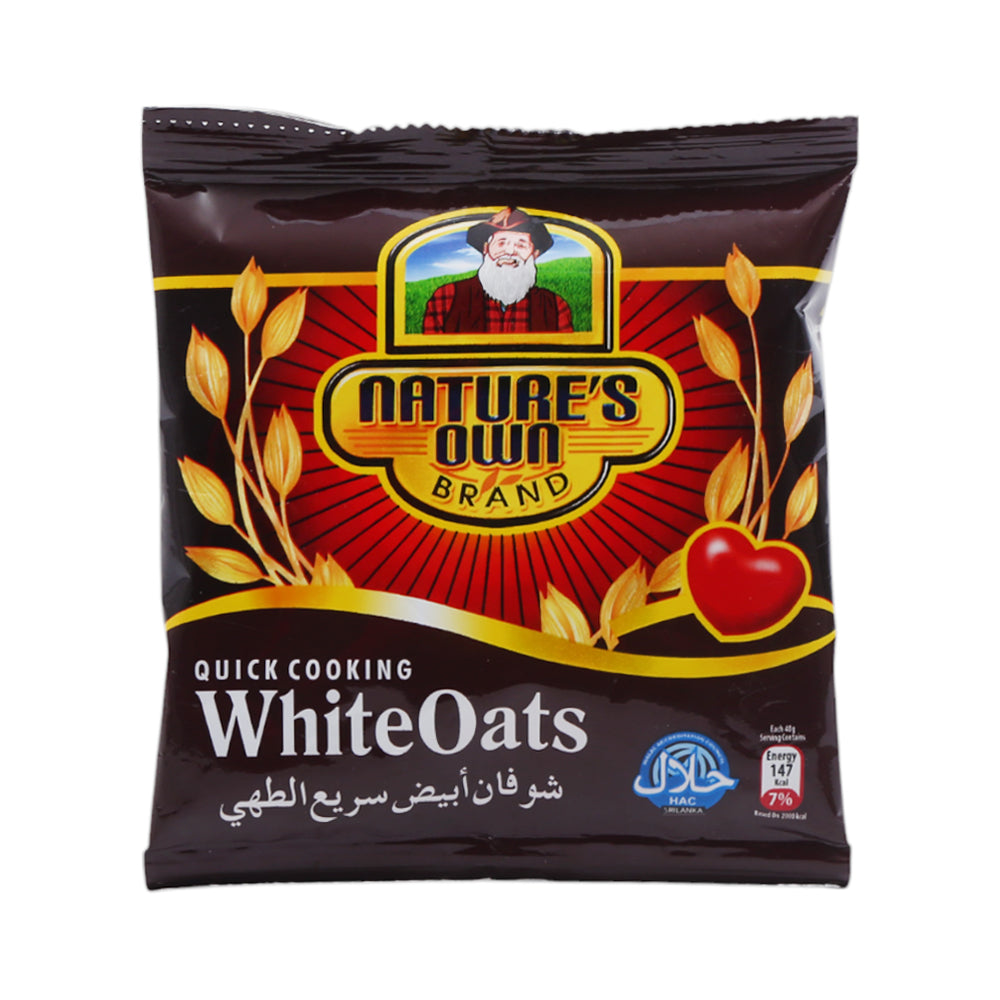 NATURES OWN CEREAL WHITE OATS POUCH 40 GM