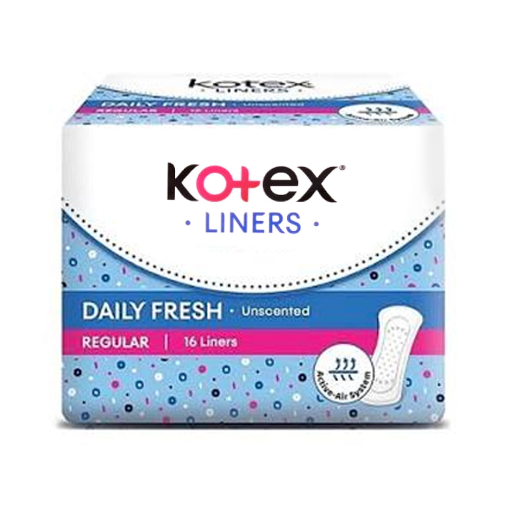 KOTEX SANITARY PADS DAILY FRESH BREATHABLE UNSCENTED 20PC