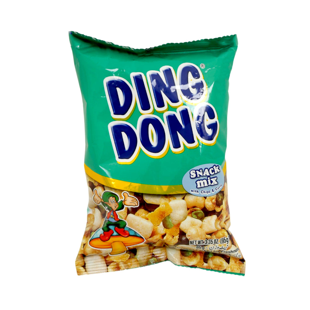 DING DONG SNACK MIX WITH CHIPS CURLS 100 GM