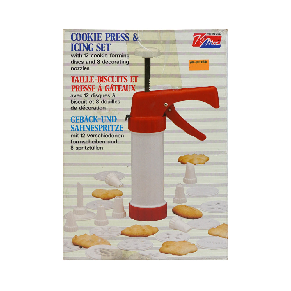COOKIE PRESS ICING SET TAILL
