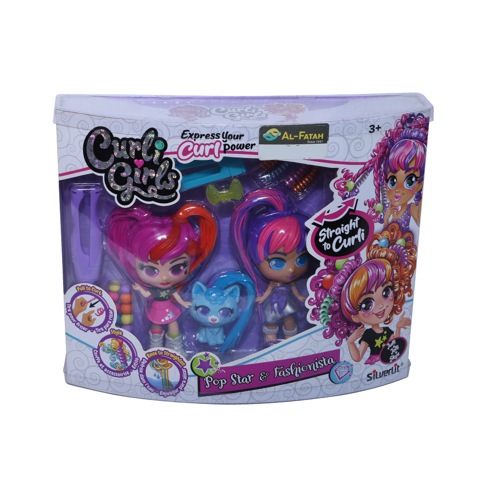 82080 Silverlit Doll Twin Curli Girl (3+ Year) D