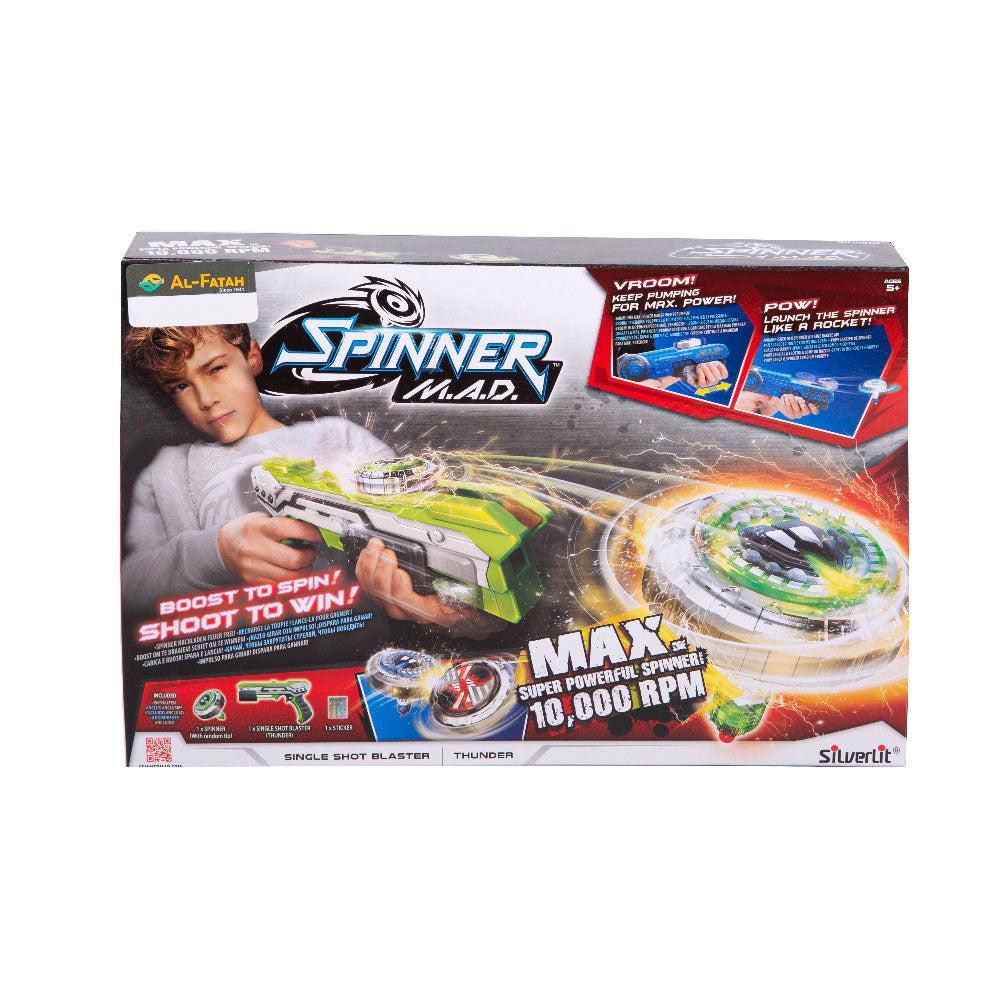 86302 Silverlit Spinner Thunder Blaster W Gun (5+ Year) D
