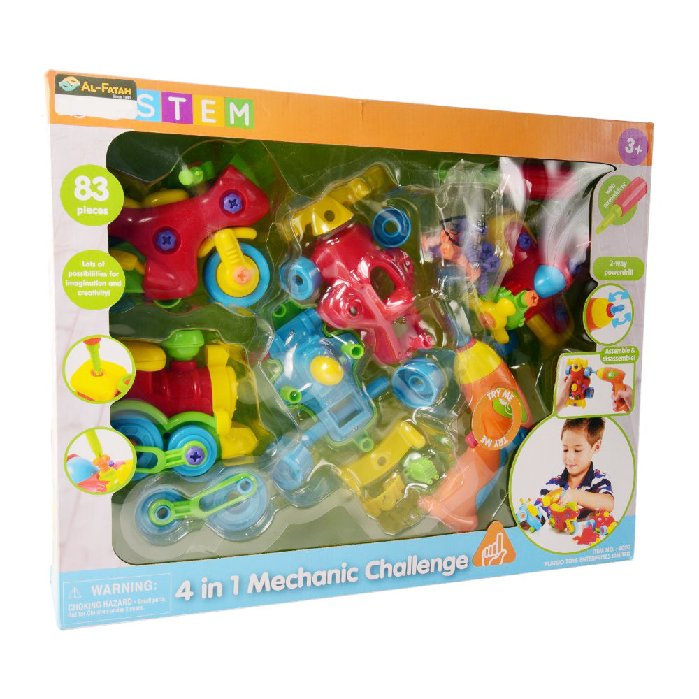 2020 PLAY GO 4IN1 MECHANIC CHALLENGE SET H.B