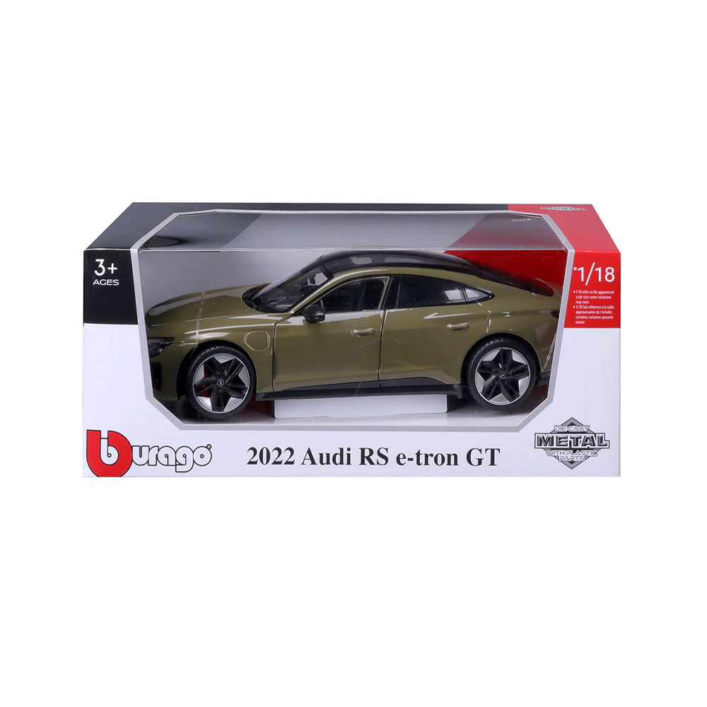 11050 BURAGO DIE CAST AUDI GT-2022 GREEN CAR